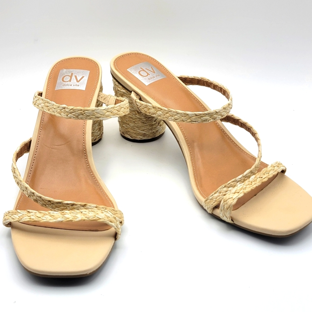 DV Dolce Vita Women's Casual Heeled Sandal Size 12M. S1095